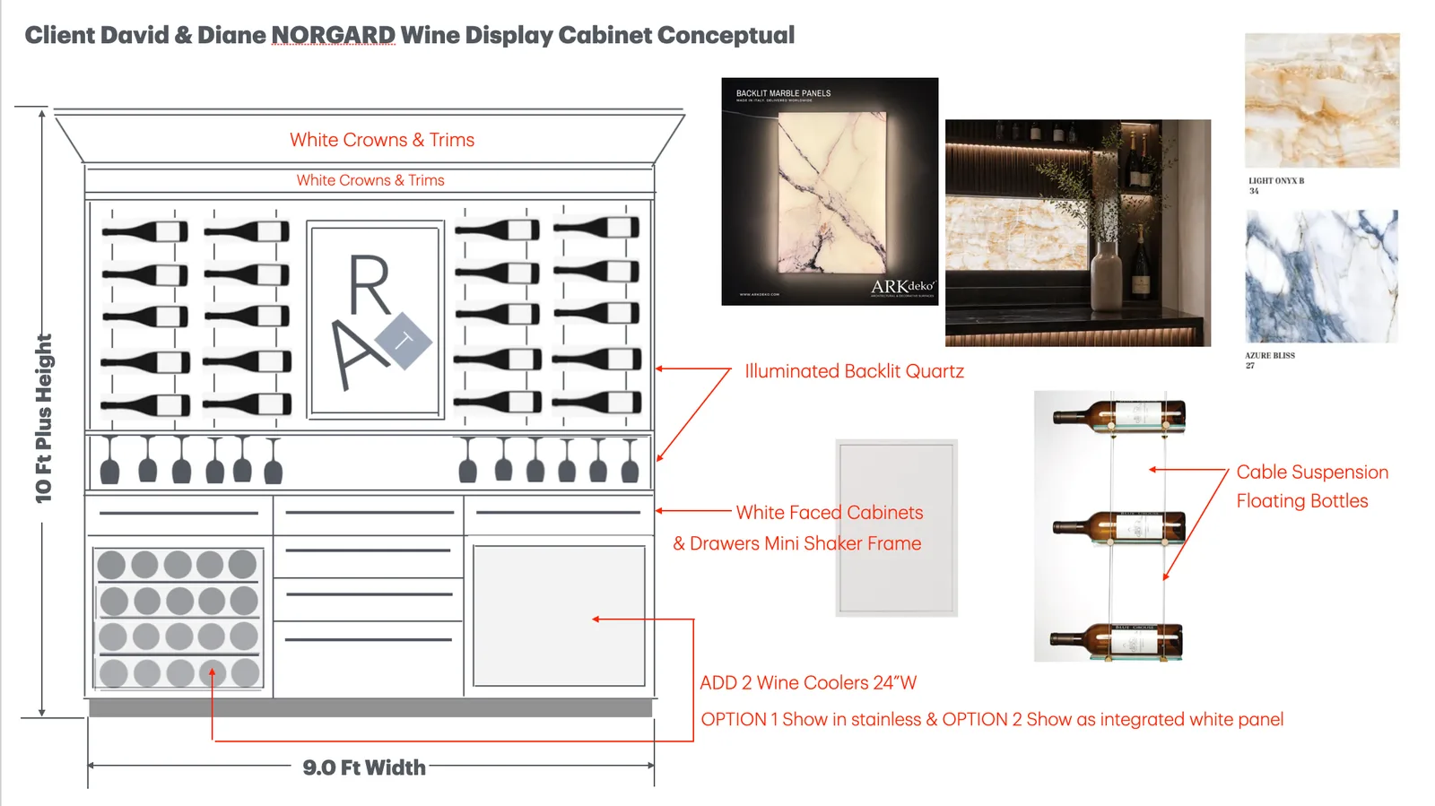 Original design sketch before visualization